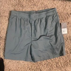 Brand new grey gym shorts size medium